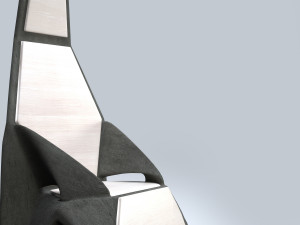 modern tall chair 3D 모델