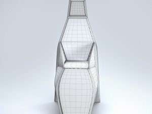 modern tall chair 3D 모델
