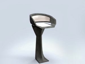 modern bar chair 3D Model