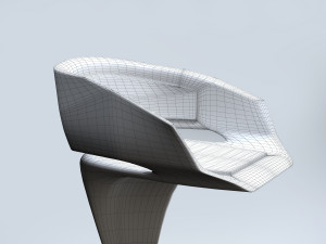 modern bar chair Modelo 3D
