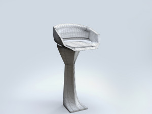 modern bar chair Modelo 3D