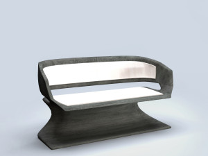 modern bench 3D Model