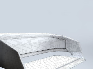 modern bench 3D Model