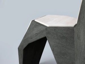 modern tall chair 3D Model