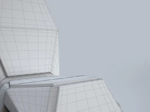 modern tall chair 3D Model