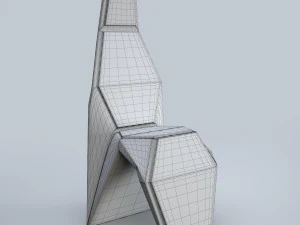 modern tall chair 3D Model