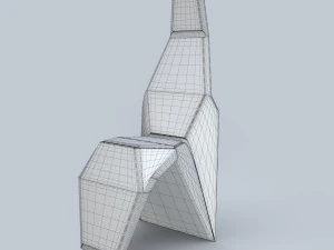 modern tall chair 3D Model