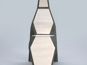 modern tall chair 3D Model