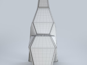 modern tall chair 3D-Modell