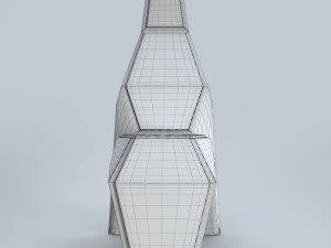 modern tall chair 3D Model