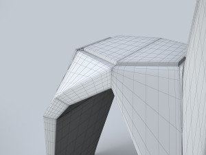 modern tall chair 3D-Modell