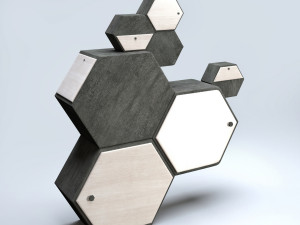 honeycomb cabinet 3D Model
