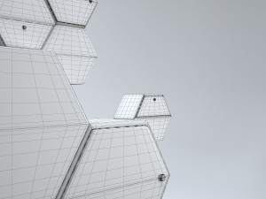 honeycomb cabinet 3D Model