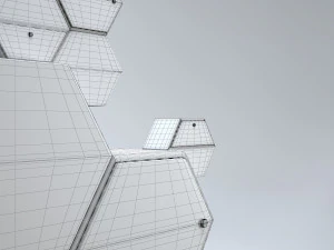 honeycomb cabinet 3D Model