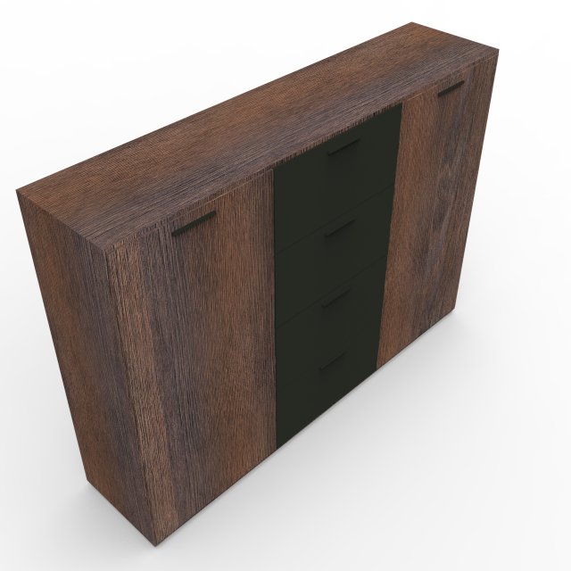 cabinet Model 3D .c4d .max .obj .3ds .fbx .stl .blend 