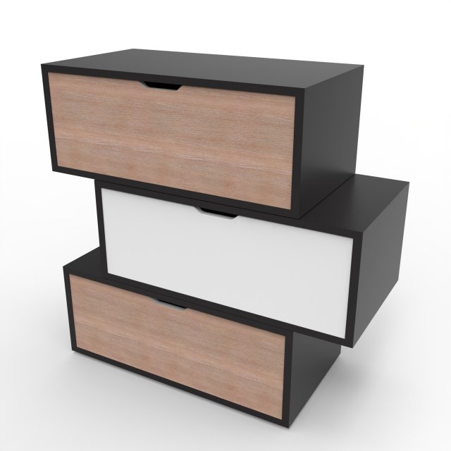 cabinet 3D Model .c4d .max .obj .3ds .fbx .stl .blend 