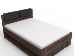 double bed 3D Model