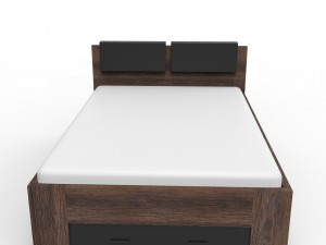 double bed 3Dモデル