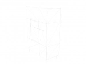 modern cabinet Modelo 3D