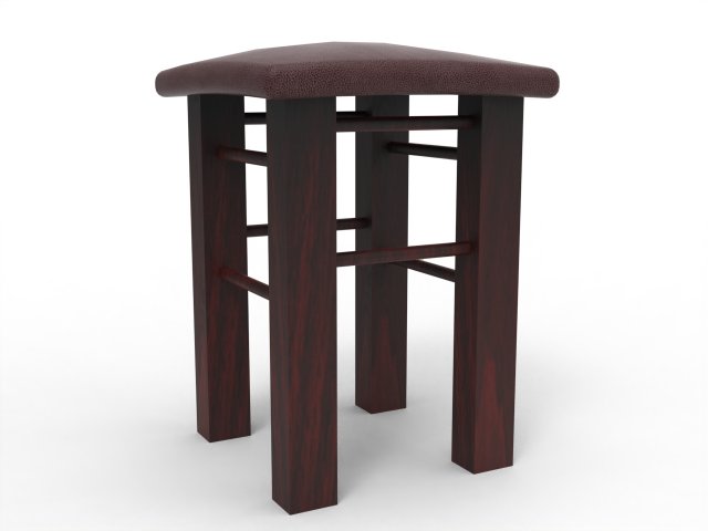 barstool Modelo 3D .c4d .max .obj .3ds .fbx .stl .blend 