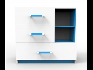 modern drawer Modelo 3D