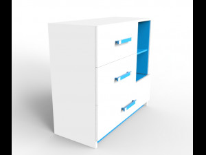 modern drawer Modelo 3D