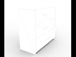 modern drawer Modelo 3D