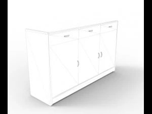 modern drawer 3D Model