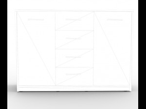 modern drawer 3D Model