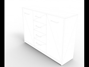 modern drawer 3D Model