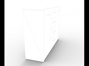 modern drawer 3D Model
