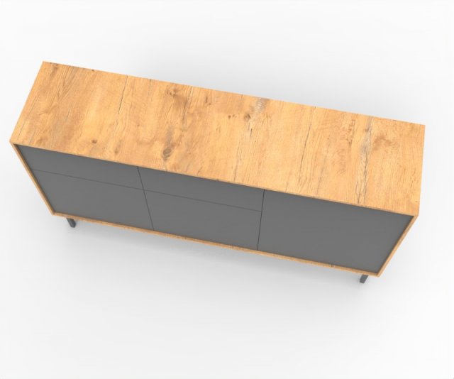 modern long drawer 3D Модель .c4d .max .obj .3ds .fbx .stl .blend