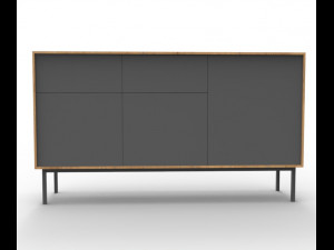 modern long drawer 3D Модель
