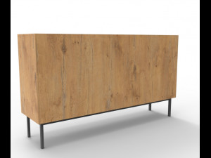 modern long drawer 3D Модель