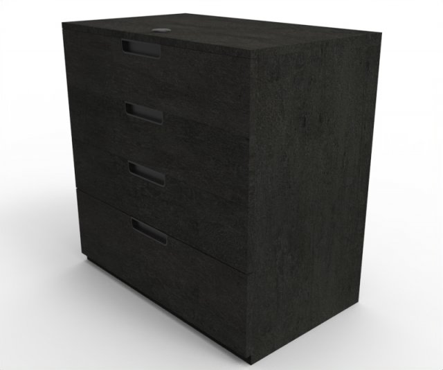tall drawer 3D Модель .c4d .max .obj .3ds .fbx .stl .blend 