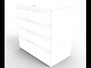 tall drawer 3D Модель
