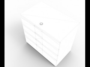 tall drawer 3D Модель