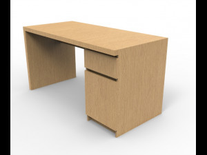 mini cabinet desk 3D 모델