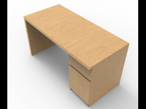 mini cabinet desk 3D 모델