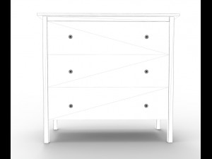 classic bedside Model 3D