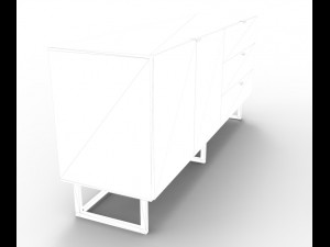 modern drawer Modèle 3D