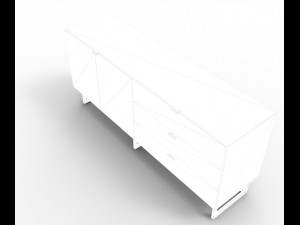 modern drawer Modèle 3D