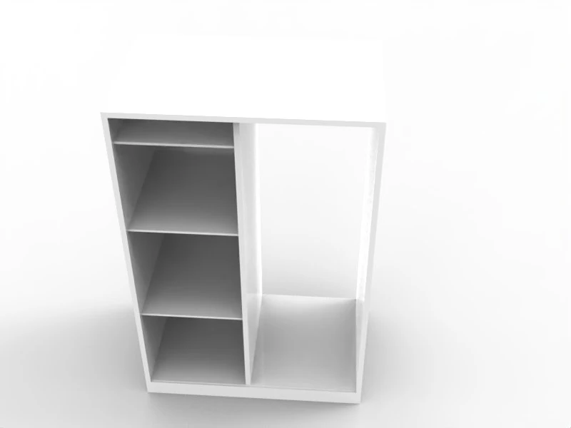 biblioteca moderna Modelo 3D .c4d .max .obj .3ds .fbx .stl .blend 