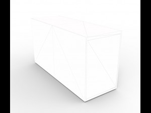modern cabinet 3D Model