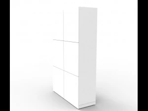 moderne kast 3D Model