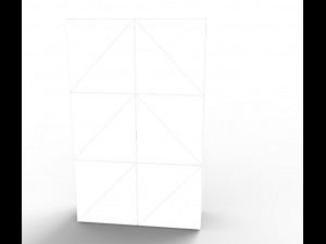 modern cabinet 3D Model
