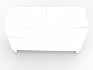 modern chest of drawer 3D 모델