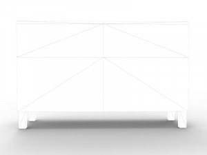 modern chest of drawer 3D 모델