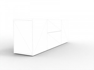 modern chest of drawers 3D Model