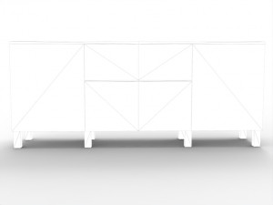 modern chest of drawers Modelo 3D
